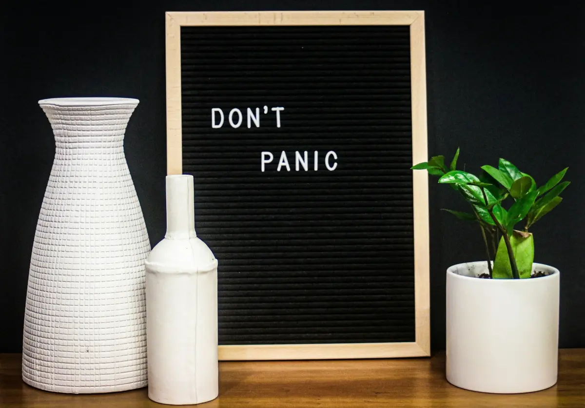 Person learning to manage panic attacks through CBT therapy